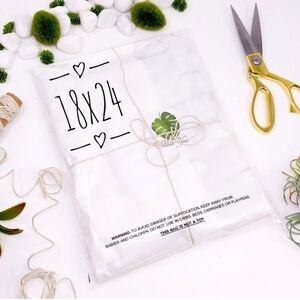 25-18X24 SUFFOCATION WARNING CLEAR POLY MAILERS